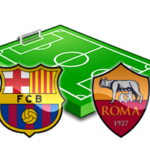 barcellona roma champions league diretta tv live streaming