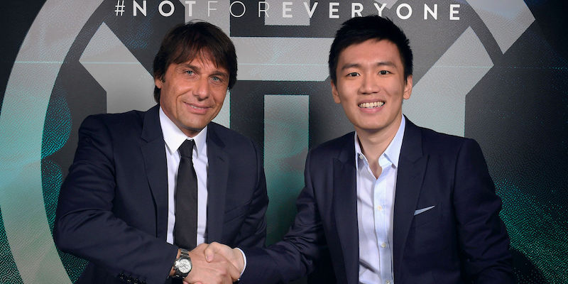 Antonio Conte e Steven Zhang