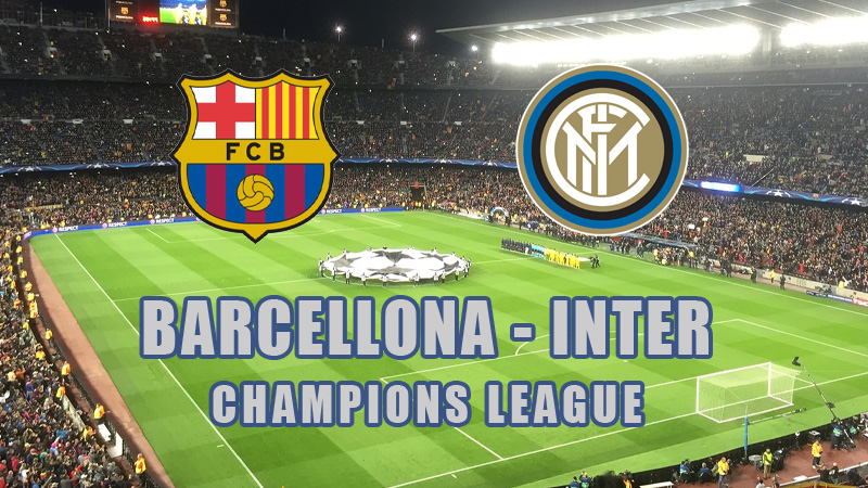 live barcellona inter streaming diretta tv champions league