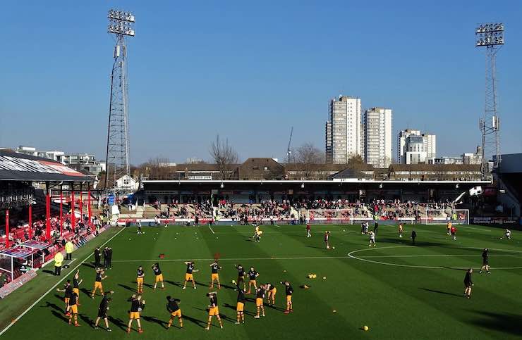 Brentford Griffin Park allenamento