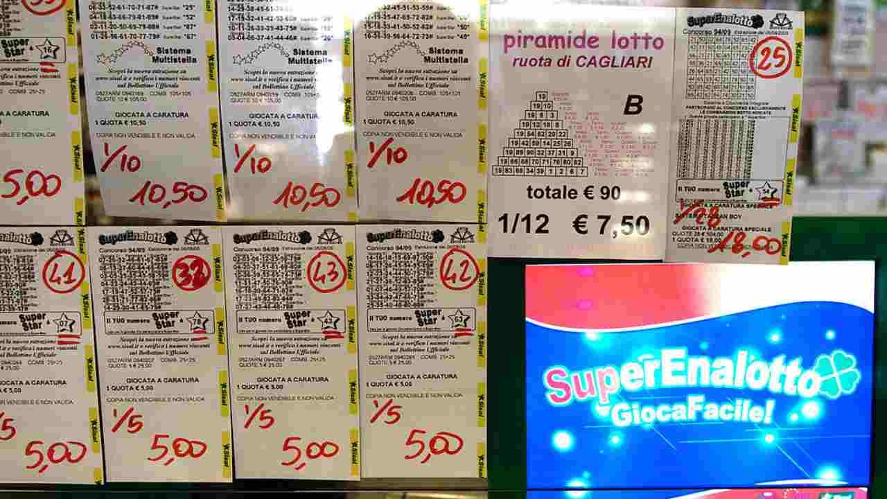 Estrazione Lotto Superenalotto oggi