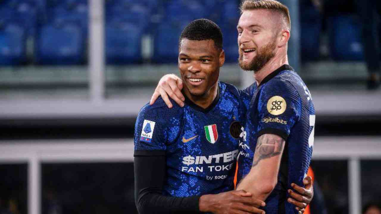 Denzel Dumfries e Milan Skriniar - www.ilveggente.it