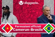 Formazioni ufficiali Camerun-Brasile: pronostico marcatori, ammoniti e tiratori