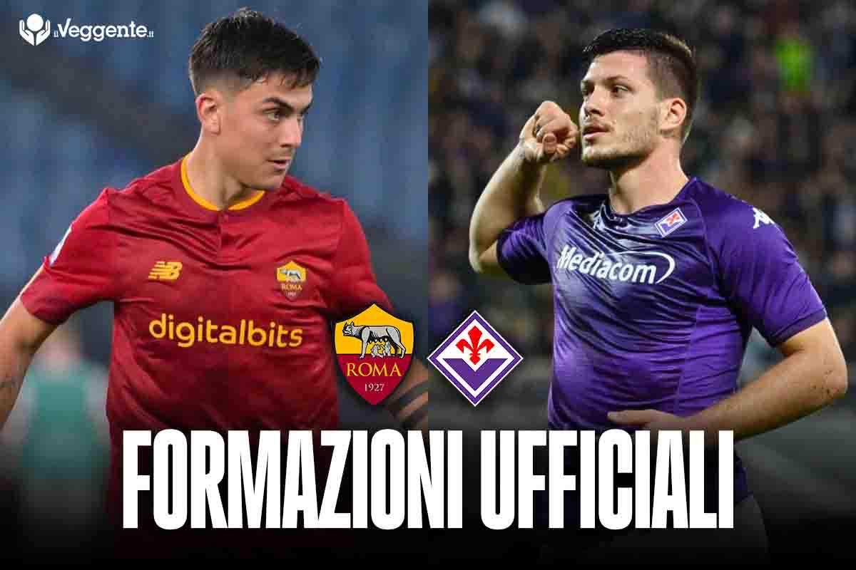 Formazioni ufficiali Roma-Fiorentina: pronostico marcatori, ammoniti e tiratori