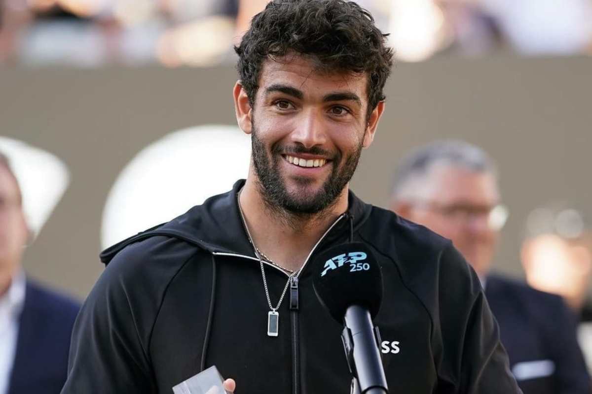 Berrettini fa il grande passo: "L'amore mi fa stare bene"