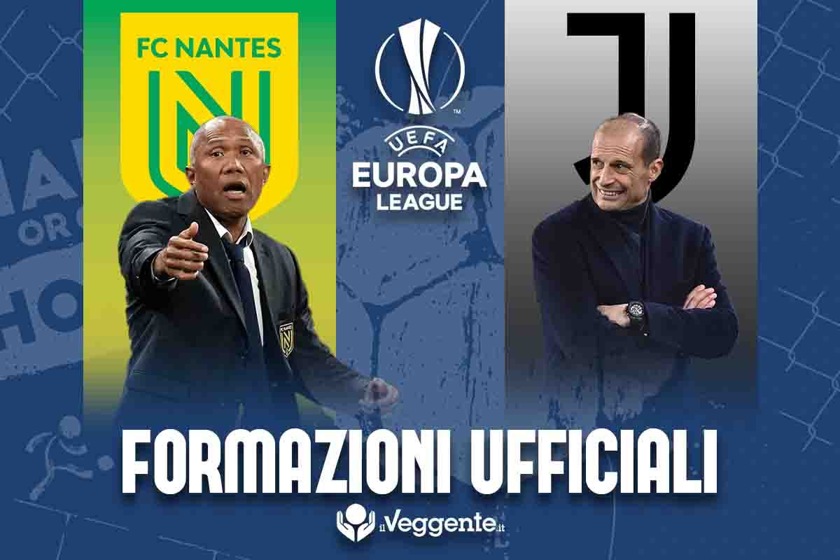 Formazioni ufficiali Nantes-Juventus: pronostico marcatori, ammoniti e tiratori