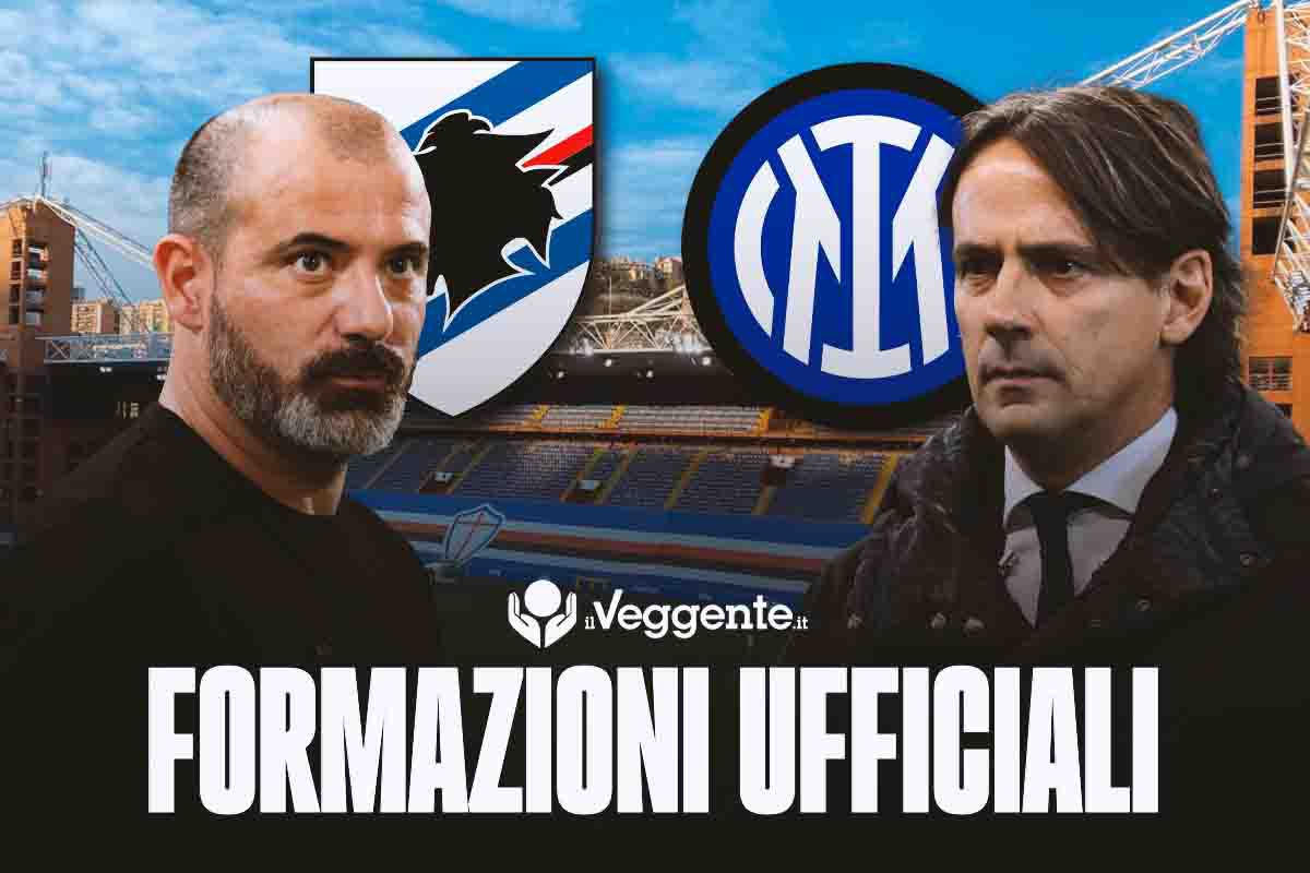 Formazioni ufficiali Sampdoria-Inter: pronostici marcatori, tiratori, ammoniti