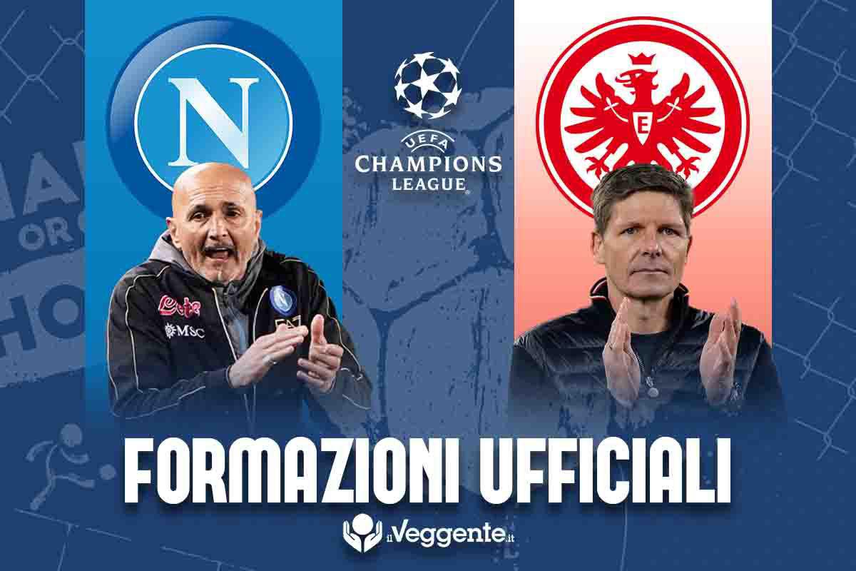 Formazioni ufficiali Napoli-Eintracht Francoforte: pronostico marcatori, ammoniti e tiratori