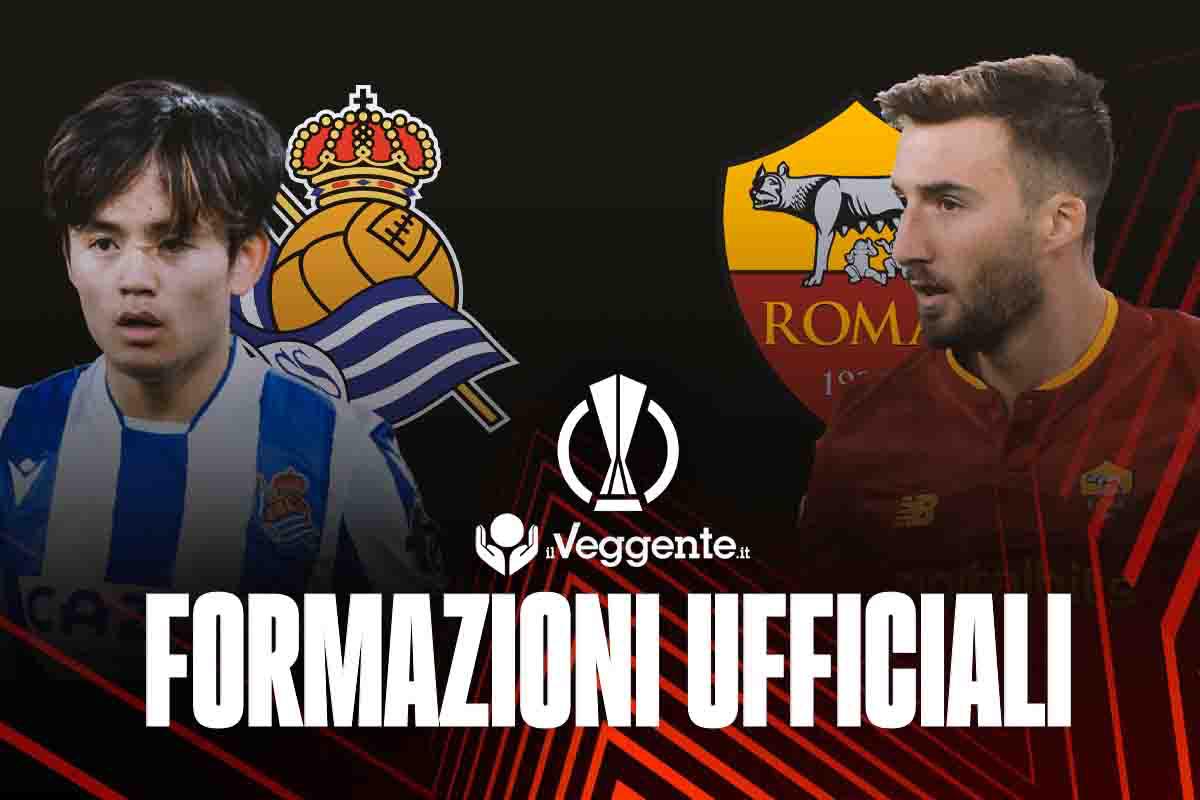Formazioni ufficiali Real Sociedad-Roma: pronostico marcatori, ammoniti e tiratori