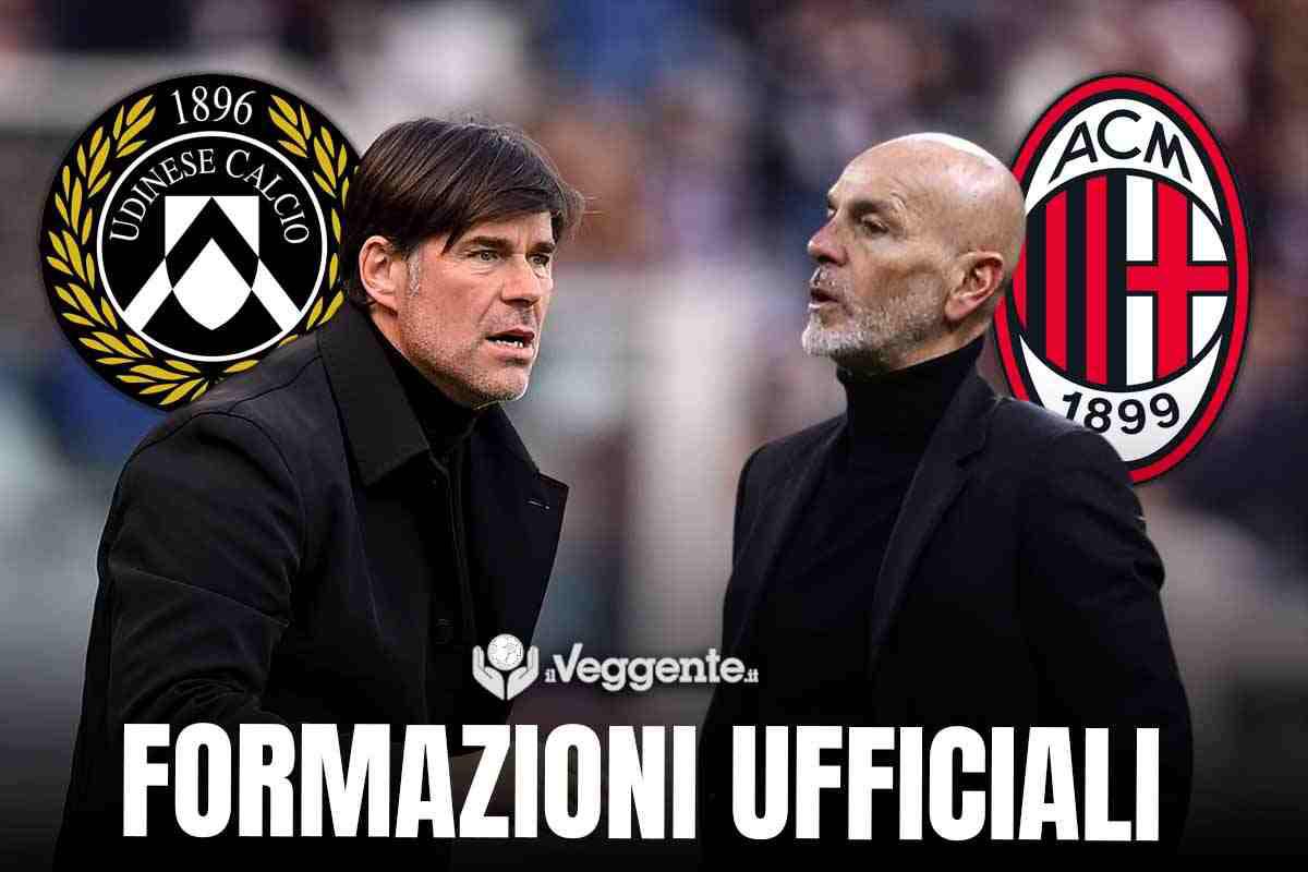 Formazioni ufficiali Udinese-Milan: pronostico marcatori, ammoniti e tiratori