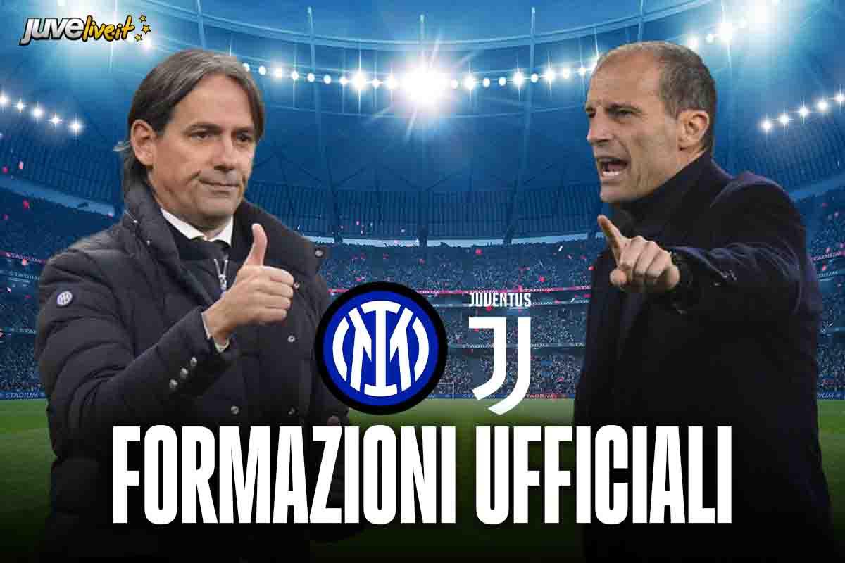 Formazioni ufficiali Inter-Juventus: pronostico marcatori, ammoniti e tiratori