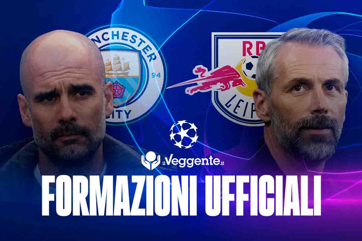 Formazioni ufficiali Manchester City-Lipsia: pronostici marcatori e ammoniti