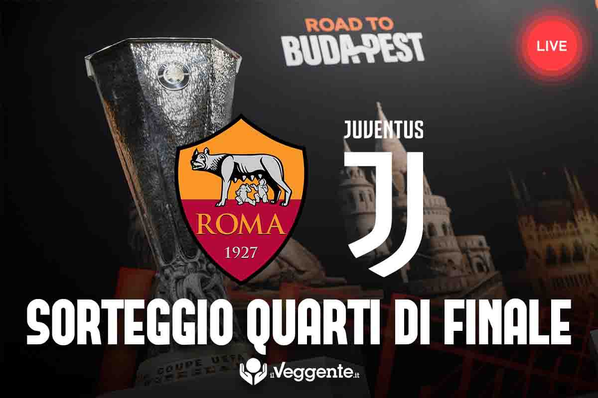 Quarti di finale Europa League: il sorteggio di Juventus e Roma - LIVE