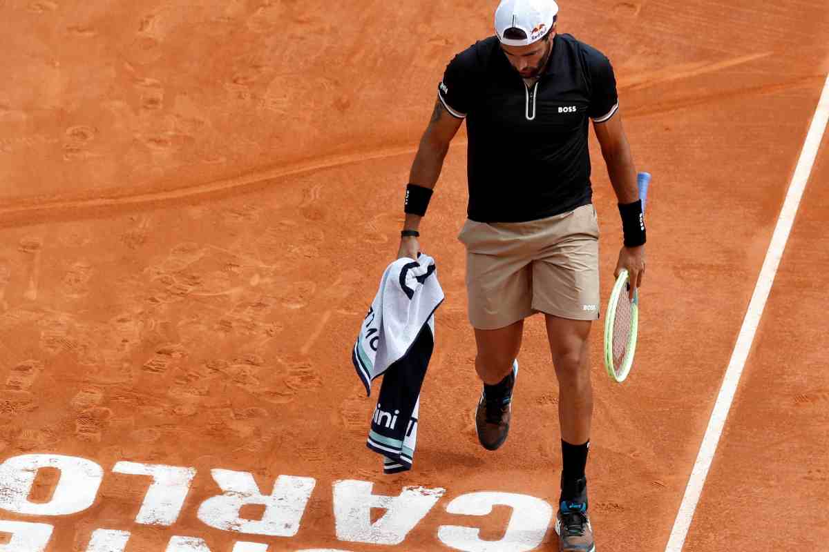 Atp Montecarlo, ritiro ufficiale: l’annuncio di Berrettini