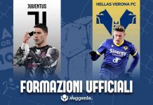 Formazioni ufficiali Juventus-Verona: pronostico marcatori, ammoniti e tiratori