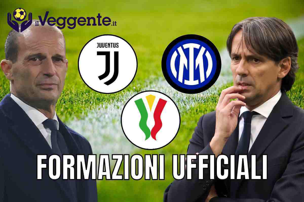 Formazioni ufficiali Juventus-Inter: pronostico marcatori, ammoniti e tiratori