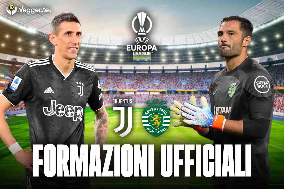 Formazioni ufficiali Juventus-Sporting CP: pronostico marcatori, ammoniti e tiratori