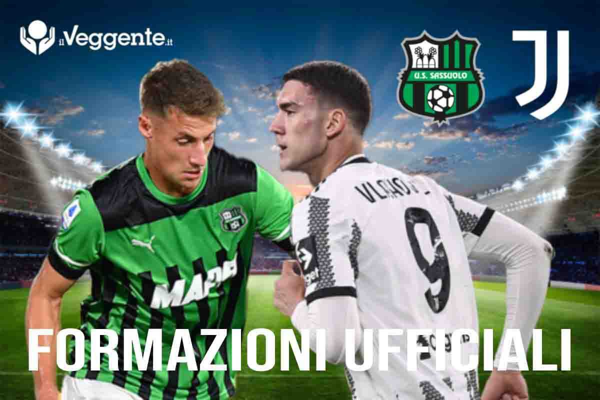 Formazioni ufficiali Sassuolo-Juventus: pronostico marcatori, ammoniti e tiratori