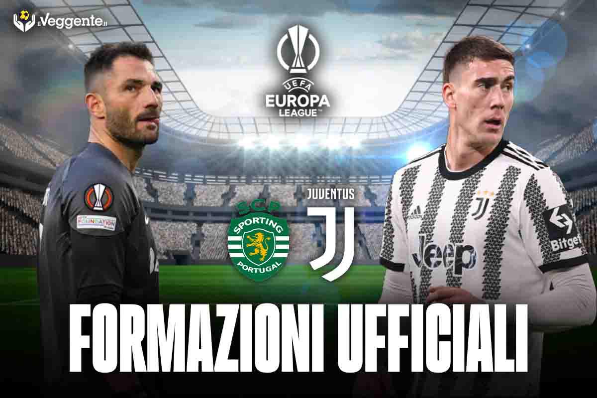 Formazioni ufficiali Sporting-Juventus: pronostico marcatori, ammoniti e tiratori