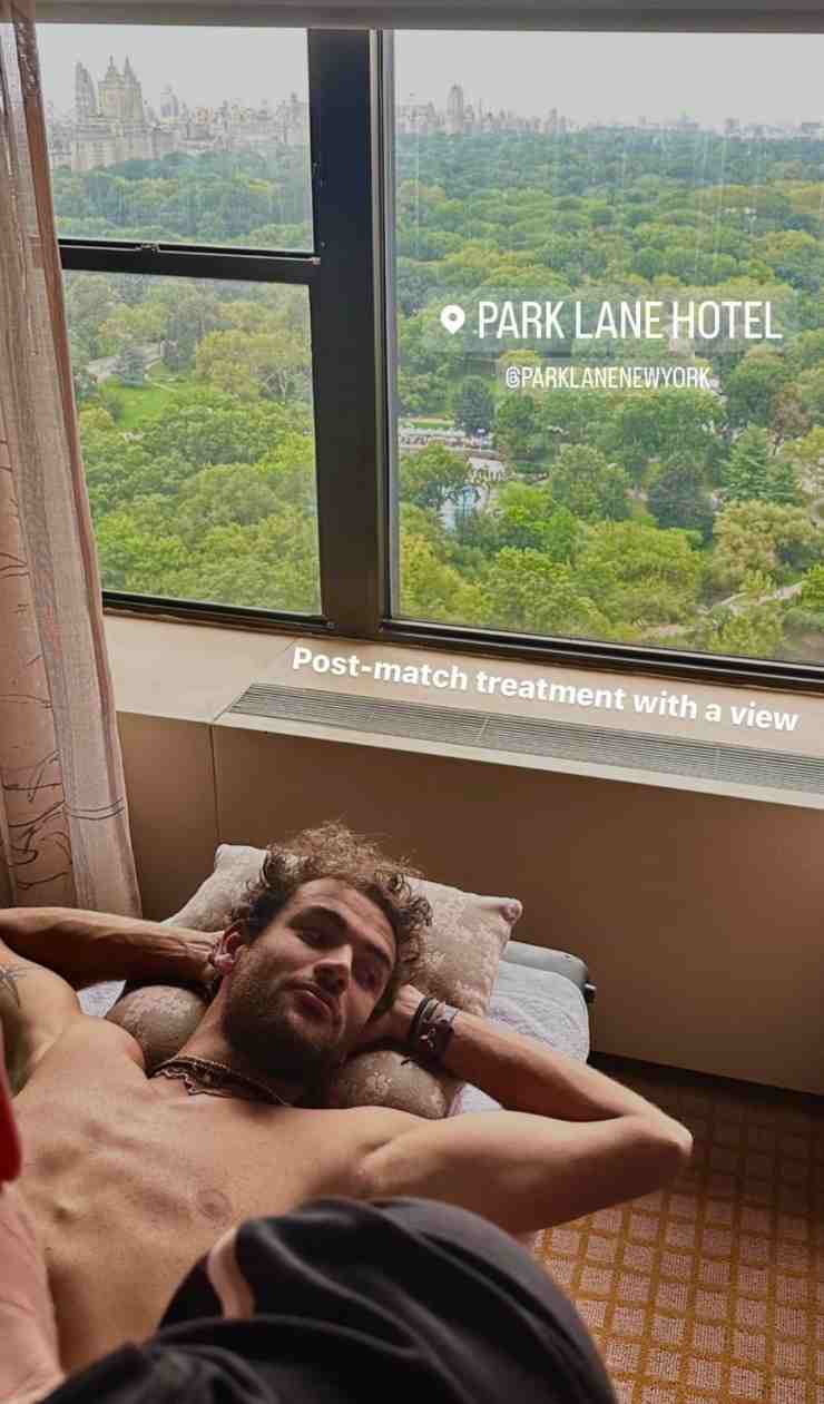 Berrettini non bada a spese: lusso e vista a cinque stelle su New York