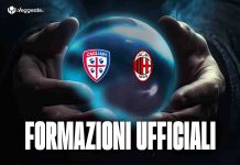 Formazioni ufficiali Cagliari-Milan: pronostico marcatori, ammoniti e tiratori