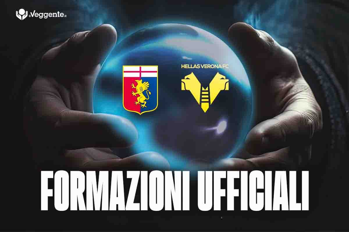 Formazioni ufficiali Genoa-Verona: pronostico marcatori, ammoniti e tiratori