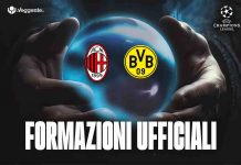 Formazioni ufficiali Milan-Borussia Dortmund: pronostico marcatori, ammoniti e tiratori