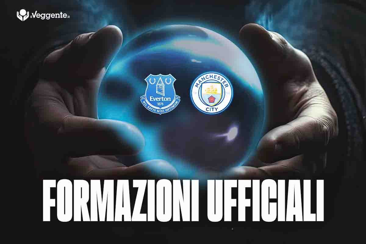 Formazioni ufficiali Everton Manchester City: pronostico marcatori, ammoniti e tiratori
