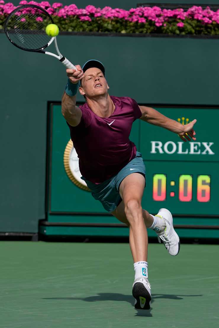 Sinner, è tutto oro quel che luccica: numeri da paura a Indian Wells