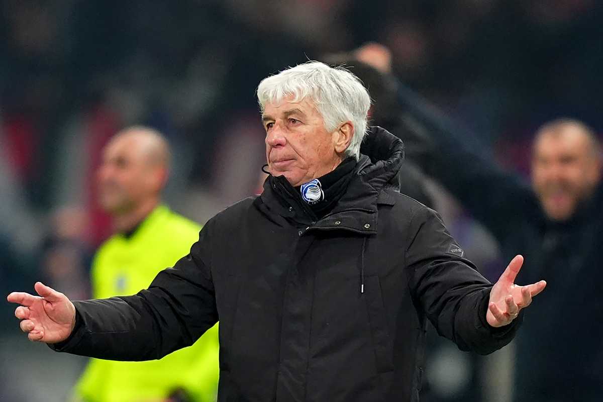 L'allenatore dell'Atalanta Gasperini