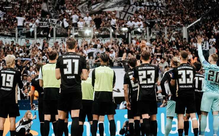 I giocatori dell'Elversberg