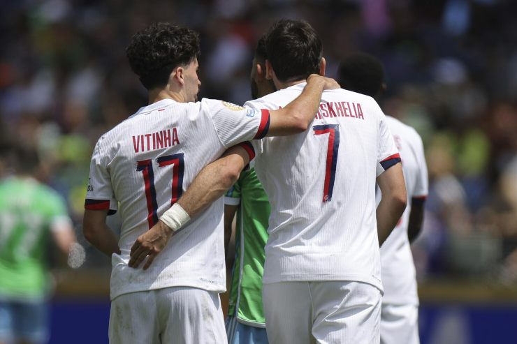 Vitinha e Kvaratskhelia