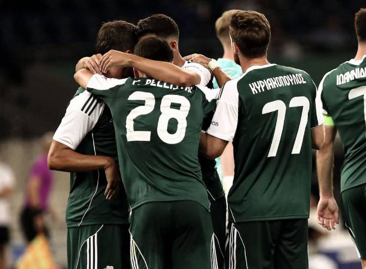I giocatori del Panathinaikos