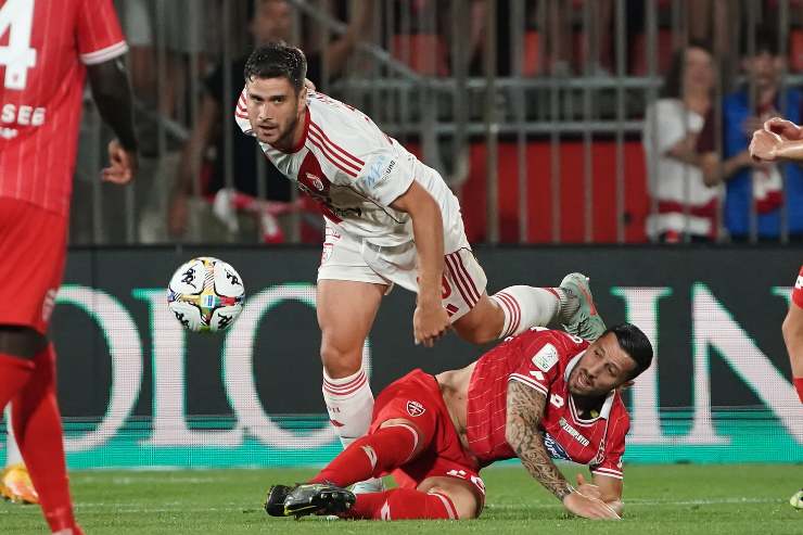 Cella del Mantova contro Ciurria del Monza