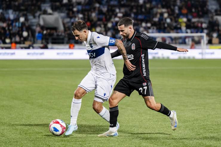 Custodio e Rafa Silva in Losanna-Besiktas