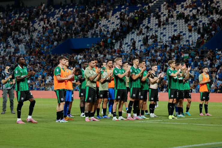 I giocatori del Sassuolo
