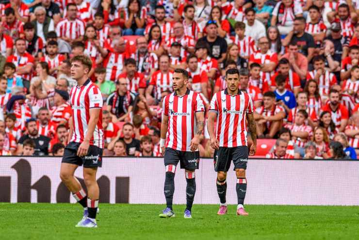 I giocatori dell'Athletic