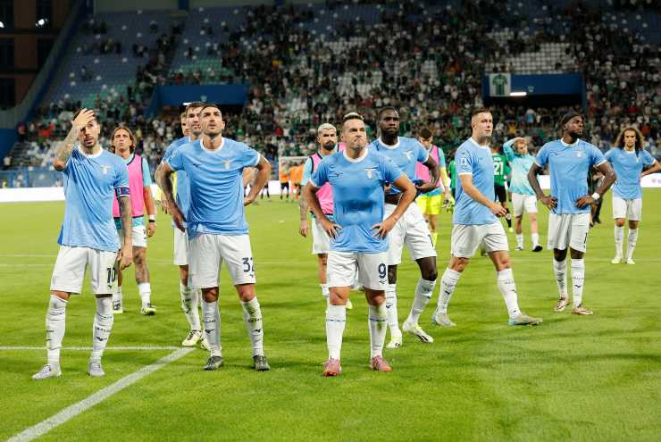 I giocatori della Lazio