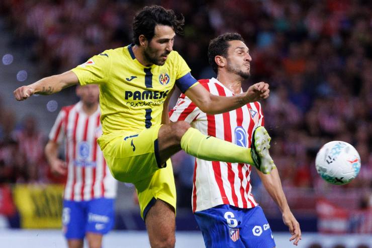 Dani Parejo contro l'Atletico Madrid