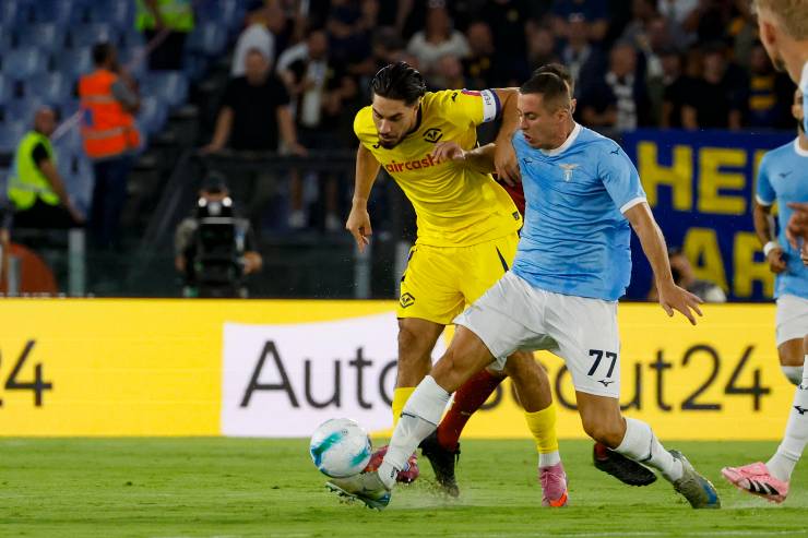Serdar contro Marusic della Lazio
