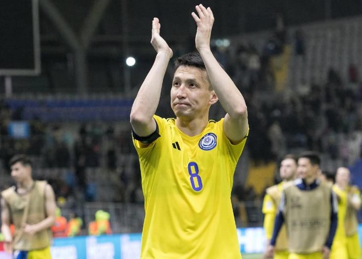 Tagybergen, capitano del Kazakistan