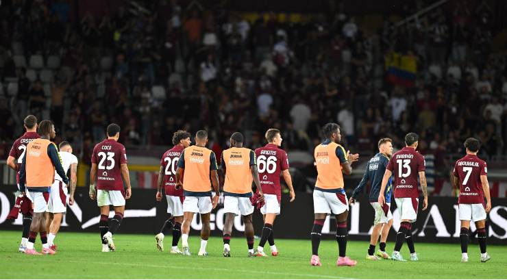 I giocatori del Torino