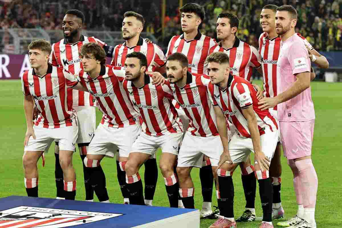 Una formazione dell'Athletic