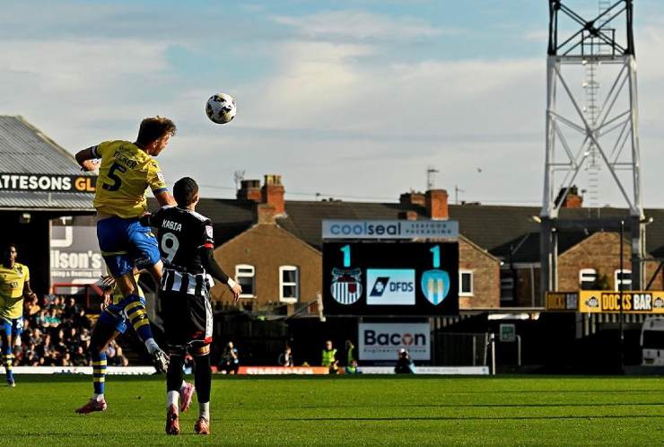 Il Colchester in azione