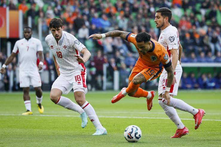 Un momento del match d'andata