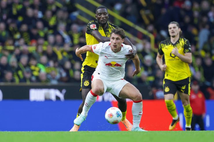 Orban del Lipsia contro il Borussia Dortmund