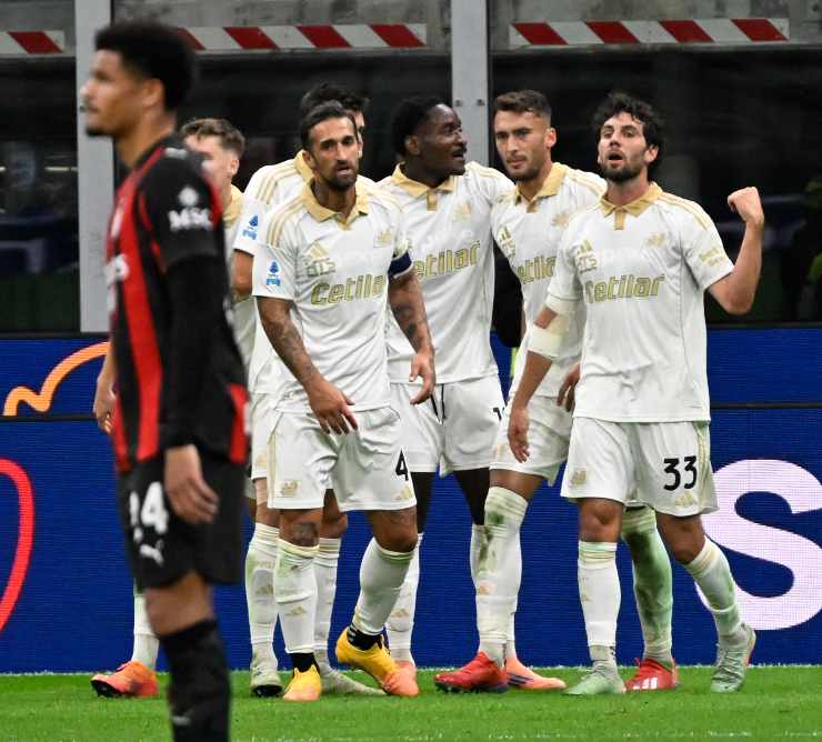 I giocatori del Pisa