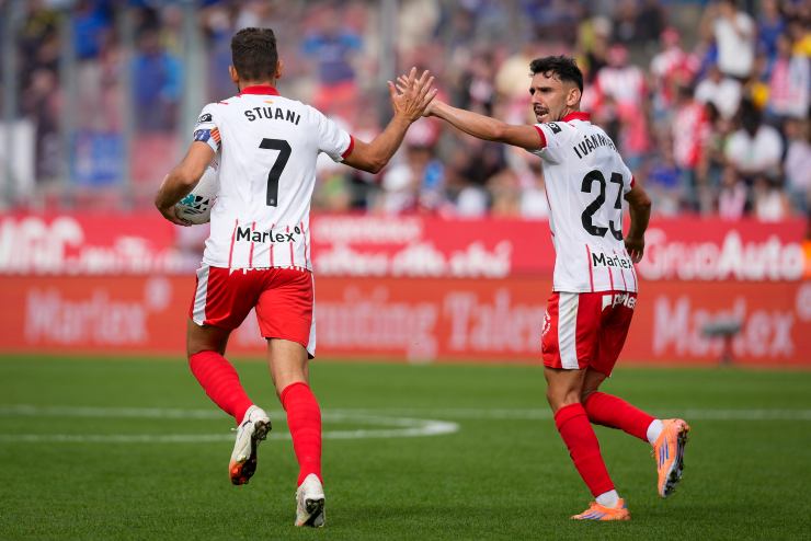 Stuani festeggia un gol