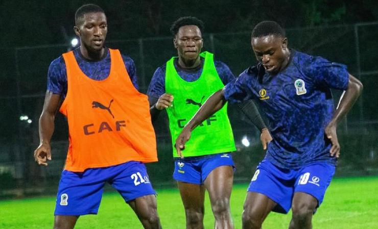 I giocatori della Tanzania