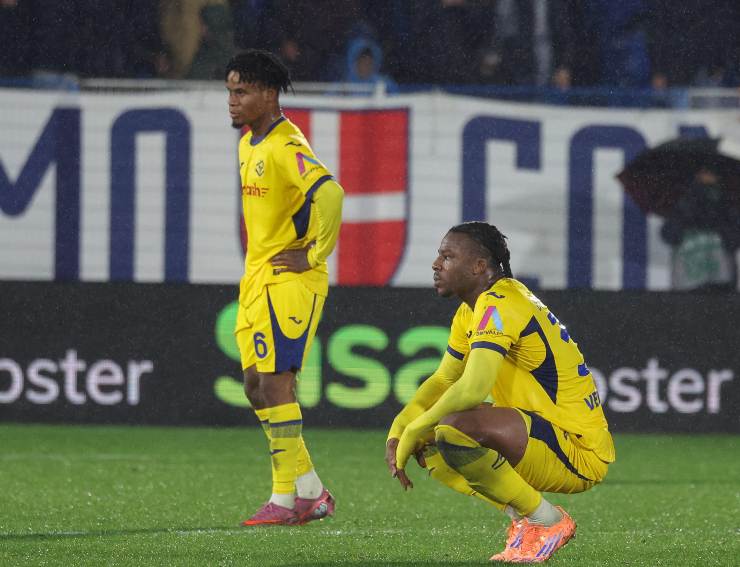 I giocatori del Verona